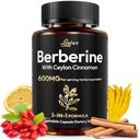 Berberine Supplement with Ceylon Cinnamon, Metabolic Support Formula for Daily Balance, Liposomal Berberine for GLP-1 Lifestyle Support, 600mg, Vegan, Non-GMO, 120 Capsules