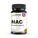 NAC (N Acetyl L Cysteine) 500 Mg with Black Pepper Immune & Lung Support Antioxidant & Glutathione Production Support 60 Veg Capsules Non GMO