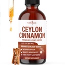 NEW AGE Ceylon Cinnamon Tincture Drops - Liquid Cinnamon Supplements for Overall Support - Cinnamomum Verum Bark Extract - Vegan, Sugar & Alcohol-Free, Non-GMO - 2 fl oz