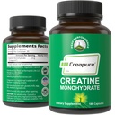 Creapure Creatine Monohydrate 180 Capsules High Purity German Made Creatine