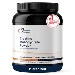 Conceptions pour la santé Poudre monohydratée de créatine - Poudre micronisée de créatine non aromatisée pour les femmes et les hommes pour soutenir la force musculaire, l'exercice + santé cérébrale, monohydrate de créatine pure 5g (180 portions)
