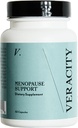 Supplément de soutien à la ménopause et à la périménopause véracité pour les femmes - Relief naturel pour les flashes chauds, les sueurs nocturnes, les échangismes d'humeur et les faibles estrogènes - Supplément d'estrogène pour les femmes