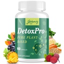 1000 MG Detox & Cleanse Capsules, 26-in-1 Plant-Based Formula for Detoxification, Detox Supplement for Women & Men, Natural Trace Binder, Liver, Antioxidant & Digestive Function, Vegan, 60 Counts