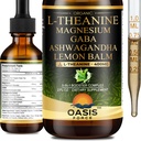 2 Pack L Theanine Drops, L-Theanine Supplement 400mg for Adults & Kids with GABA, Magnesium & Ashwagandha, Natural Sleep, Focus & Relaxation Support, Vegan, Alcohol-Free, Non-GMO, 4 FL OZ