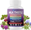 Lait Thistle Supplément 15000mg Artichaut bio Chanca Piedra Dandelion Supplément de protection du foie contient du glutathion NAC Beetroot Poudre D3 & K2 vitamines Minéral (29-IN-1)Fabriqué aux États-Unis