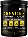 Monohydrate de créatine micronisé pour les femmes et les hommes, poudre de créatine pour les hommes-femmes pour améliorer la performance et la force, soutenir la croissance musculaire et la récupération d'entraînement, 6,5g par portions, 75 portions