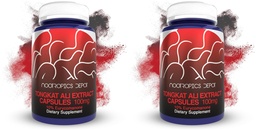 Nootropics Depot Tongkat Ali Extract Capsules | 100mg | 60 Count | 10% Eurycomanone by HPTLC | Eurycoma longifolia Root Extract (Pack of 2)