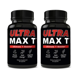 Andro400 Ultra Max T Maximum Strength T-Support Complex – 200:1 Tongkat Ali, ForsLean, & D-Aspartic Acid – Premium Formula for Lean Muscle & Metabolism – 2 Pack, 120 Capsules, 60 Day Supply