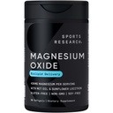 Sports Research® Magnesium Oxide 420mg w/Coconut MCT Oil, 90 Softgels