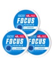 Pochettes Focus GRINDS - naturellement aromatisées avec des ingrédients nootropes - Contient Alpha GPC et L-Theanine, sans sucre - 3 Pack, 18 Pochettes par boîte - Blue Raspberry