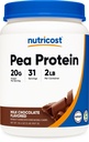 Nutricost Poudre de protéines de pois (2 LBS) Chocolat - 20g d'isolat de protéines de pois végétaliens, sans OGM, sans gluten, 31 portions