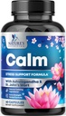 Support naturel pour calme, détente et détente - Ashwagandha, GABA, Magnésium, L-Theanine et plus - Focus naturel, énergie et protection immunitaire - Nature's Non-OGM, végétalien, sans gluten, mis en bouteille aux États-Unis - 120 Capsules