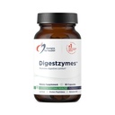 Designs for Health Digestzymes - Enzymes digestifs + Hydrochlorure de bétaïne pour le gaz et le dégel - Pepsine, Bile d'Ox, Enzymes de Lactase et Enzymes de Lipase pour la digestion (90 capsules)