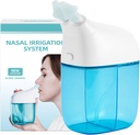Nasal Irrigation System, Nasal Rinse Machine, Sinus Rinse Machine, Sinus Cleaner Machine mit Wassertank & Abfall Sammlung Tank - Nasenreiniger für Sinus,Sinus Erwachsene,Allergy Relief - Blau