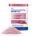 Supplément L-ARGININE PRO Poudre de 30 paquets de L-Arginine Plus 1100mg L-Citrulline, framboise