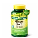 Ginger Root, 550 mg, complément alimentaire, Ginger Root Capsules,100 Nombre