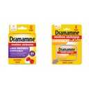Dramamine Motion Maladie Relief Comprimés à croquer avec crème framboise Flavor 12 Comprimé et arômes de raisin pour enfants 8 Comprimé
