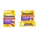 Dramamine Motion Maladie Relief Moins somnolence Crème de framboise à croquer Comprimés 12 Comprimés et Comprimés 8 Comprimés