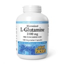 Facteurs naturels, Micronized L-Glutamine 1000 mg, soutient les muscles et la fonction immunitaire, 180 capsules