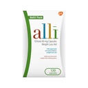 Alli Weight Loss Diät Pillen, Orlistat 60 mg Kapseln, Non Prescription Weight Loss Aid, 120 Count Refill Pack