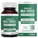 SoActive® Thistle de lait: 10X Plus efficace Thistle de lait Phytosome, optimisé pour la silybine bioactive essentielle A & B Plus Bilear® Artichaut extrait et amélioration de la bile - soutien du foie