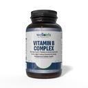 Wellotrix Advanced B-Complex – spectre complet de 8 vitamines B essentielles (B1, B2, B3, B5, B6, B7, B9, B12) dans les formes de coenzymes actives – soutient le métabolisme énergétique et la santé cellulaire – 120 capsules