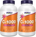JETZT Nahrungsergänzungsmittel, Vitamin C-1.000 mit 100 mg Bioflavonoide, Antioxidantienschutz*, 250 Veg Kapseln, (Pack von 2)