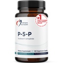 Designs für die Gesundheit P-5-P - 50 mg Vitamin B6 (P5P Pyridoxal-5-Phosphat) Ergänzung - Nicht-GVO, Vegan B-6 (120 Kapseln)