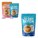 SkinnyBoost 28-Day Detox Tea Kit & Soir Detox Tea , Nettoyez le jour et la nuit , Thé vert, mélange d'herbes , soutient la digestion et le soulagement de ballonnement , non-OGM , végétalien