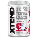 Xtend Original BCAA poudre, 7g BCAAs et 2,5g L-Glutamine pour la récupération musculaire Hydratation et maigre Muscle, sans sucre Intra et après l'entraînement boisson avec électrolytes, cerise airheads, 30 portions