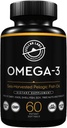 Stellar Labs Omega-3 Fish Oil Supplement - 60 CT LowFODMAP Certified