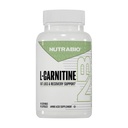 NutraBio L-Carnitine Capsules – Fat Burner for Energy, Endurance & Recovery – Boost Fat Metabolism, Support Weight Loss & Workout Performance – Amino Acid Supplement- 500mg, 90 Capsules