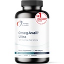 Conceptions pour la santé OmegAvail Ultra TG Huile de poisson 1200mg - Triglycéride Forme Omega 3 Supplément d'huile de poisson avec DHA/EPA - Aucun arrière-goût de poisson (240 Softgels)