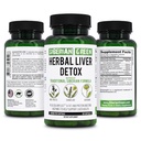 Détox du foie vert de Sibérie avec le chardon de lait Artichaut Dandelion 60 Capsules – Formule Sibérie traditionnelle Plus enzymes pour soutenir la santé du foie