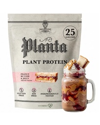 Poudre de protéines à base de plantes d'Ambrosia 20g="Nettoyez la poudre de protéines de pois végétaliens="Gluten & Dairy Free, Keto Friendly, No Added Sugar=" 25 portions de beurre d'arachide & gelée