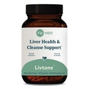 LivTone ruvé - soin du foie, supplément de soutien du foie pour les femmes et les hommes avec Amla, Andrographis & Picrorhiza, pilules aux herbes biologiques pour la désintoxication naturelle - 90 capsules (1 comte)