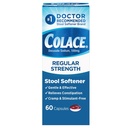 Dulcolax Fast Relief Bisacodyl 10mg 28 Count Medicated Laxative Suppositories and Colace 100mg 60 Count Stool Softener Capsules Constipation Relief