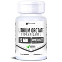 HealthFare Lithium Orotate 5mg | 200 Tablets | Trace Mineral Supplement | Vegetarian, Non-GMO, Gluten-Free | Made in the USA