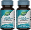 Nature's Way 5-HTP, L-5-Hydroxytryptophan, Helps Make Serotonin to Promote a Positive Outlook*, Vitamin B6, Vitamin C, Griffonia Bean Extract, 30 Tablets (Packaging May Vary) - 2 Pack