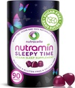 Nutramin Sleepy Time Gummy: Le végétalien, sans sucre, naturel Melatonine 5mg pour un sommeil plus long et plus profond - Pas de gogginess du jour suivant, non-Habit formant Delicious & sans médicament Allergie-Safe Sleep Gummies