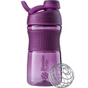 BlenderBottle SportMixer Shaker Bottle Perfekt für Protein Shakes und Pre Workout, 20-Ounce, Plum