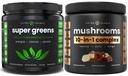 NutraChamps Super Verts & Super Champignons: Ultimate Cerveau, Gut & Body Boost