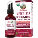 MaryRuth Organics Vitamin B12 Flüssiges Spray | Vegan, Non-GMO, Gluten-Free | USDA Organic Supplement | Energie & Nervous System Unterstützung | B12 Vitamine für Frauen & Männer | 720 mcg | 1 Fl Oz
