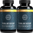 Primal Harvest 2 Pack, Restore for Gut Health, Primal Gut Restore w/POSTbiotics, PREbiotiques et PRObiotiques pour les femmes et les hommes, 60 CT - Digestion, Colon Cleanse, aide à la réparation de Gut maigre