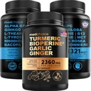 MEDCHOICE Turmeric & Ginger (120ct) und Nootropic Brain (120ct) Supplement Bundle - Wellness Duo für Joint, Digestion, Brain & Mood Support - Vegan, Non-GMO, Glutenfrei