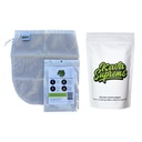 Traditional Kava Starter Kit, Kava Strainer Bag and 8oz Kava Supreme Noble Vanuatu Kava Root Powder