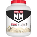 Lait musclé Poudre de protéines authentiques, crème de vanille, 32g de protéines, 4,94 livres, 32 portions
