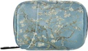 Mandel Blossom Van Gogh Pille Box 7 Tage Pille Case Tasche Reise Pille Organizer Tasche mit Reißverschluss Tragbare Wöchentliche Tasche Kompakte Größe für Vitamin Supplement Halter