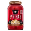 BSN SYNTHA-6 Poudre de protéines premium avec 6g de fibre, protéines de lactosérum, caséine micellaire, mélange isolat de protéines de lait, 5g de graisse, pâte au pain de cannelle, 28 portions (paquetage mai Vary)