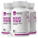 NERVE RENOW Support avancé Nerve - 300 mg Acide Lipoïque R-Alpha stabilisé, Complexe Vitamine B, Benfotiamine, Herbes pour un support à action rapide